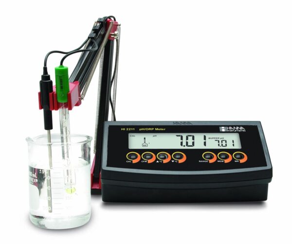 pH Meter Benchtop pH/mV Meter with 0.01 Resolution