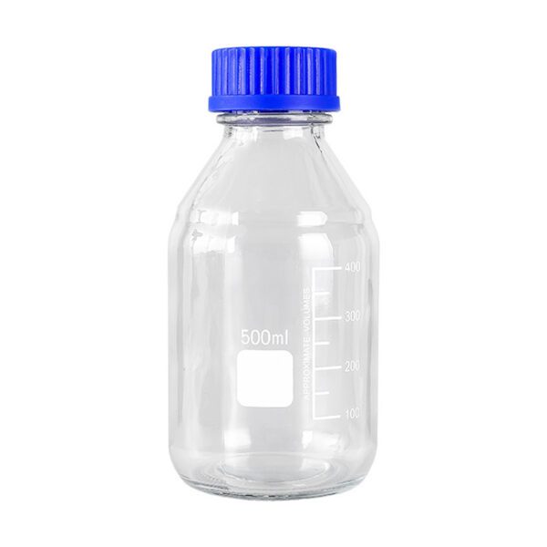 Laboratory Bottles, Blue Screw Cap 500ml