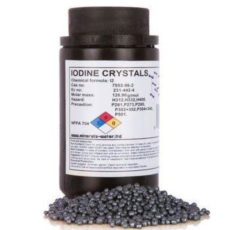 Iodine Crystals 99,8% AR 500g