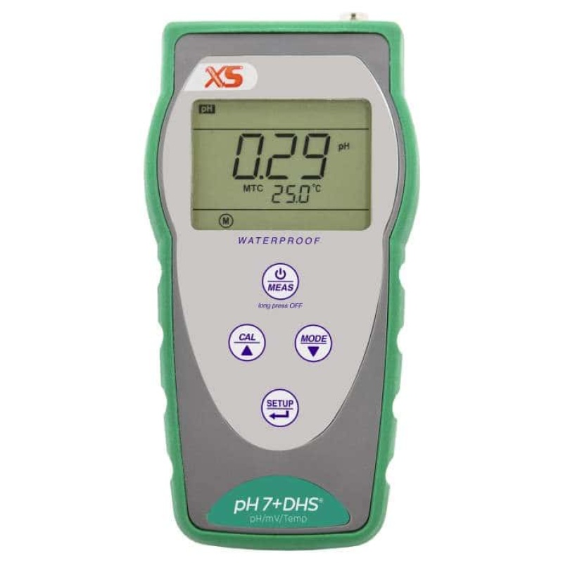 pH 7 + DHS Portable pH meter complete with elec. 201T with ATC - Image 3