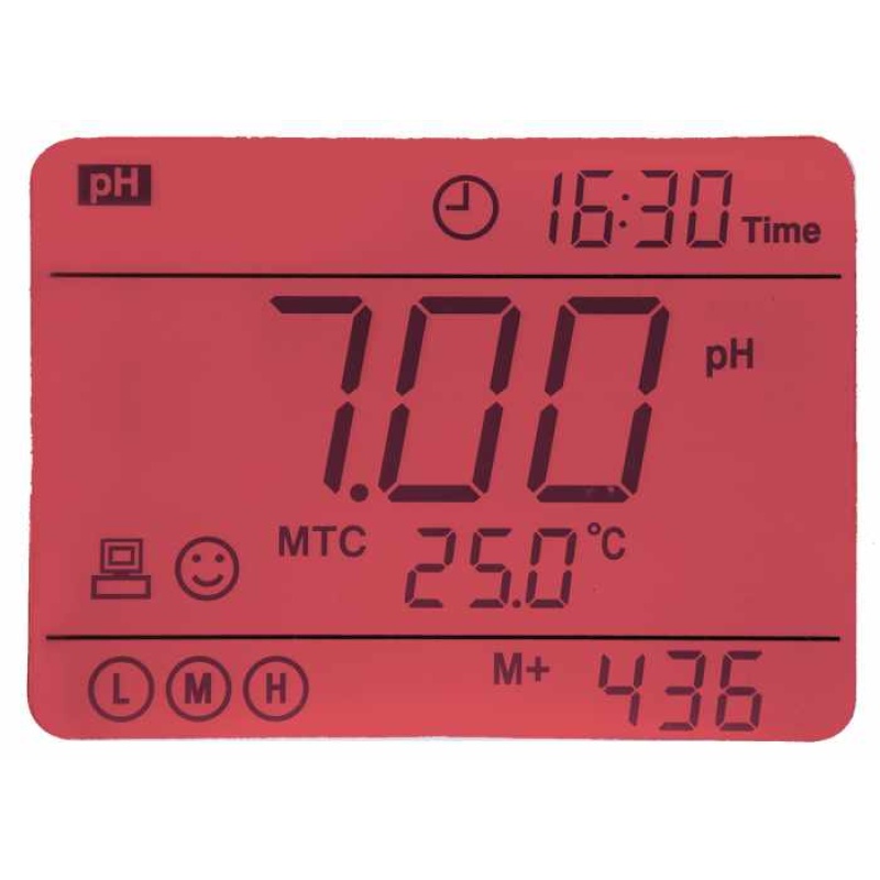 pH 70+ DHS Complete portable pH meter + elec. 201T with ATC - Image 7