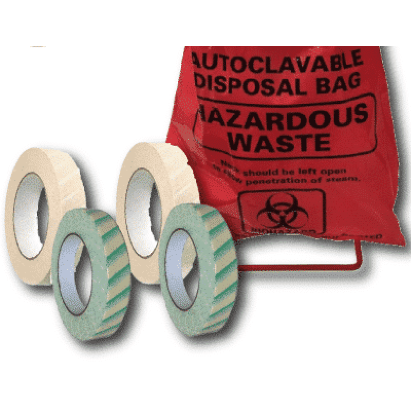 Autoclave Tape, Bags and Biohazard Bags