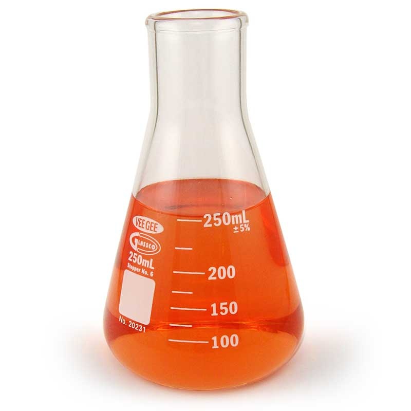 Erlenmeyer Flask, 250 ml Narrow Neck*