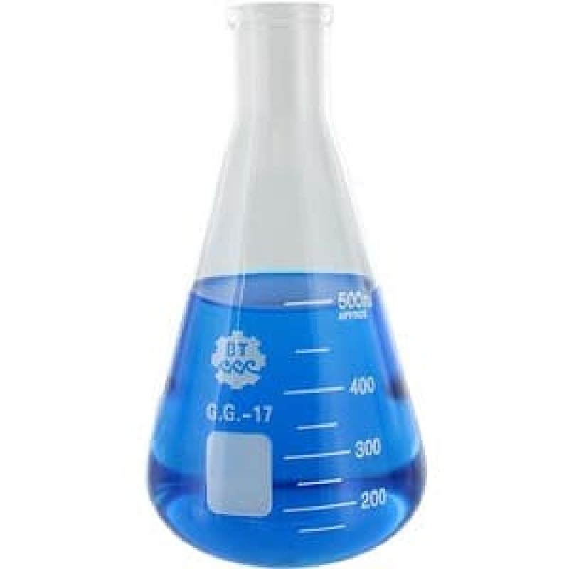 Erlenmeyer Flask, 500ml Narrow Neck(Conical Flask)* - Image 3