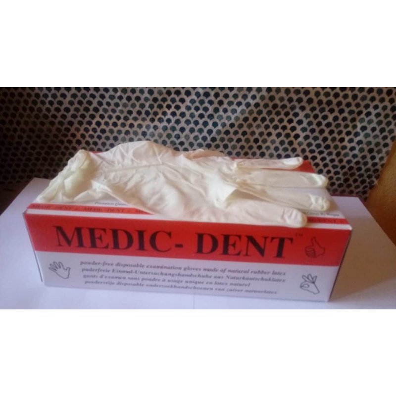 Latex Gloves Powder Free Non Sterile 100/Box Large