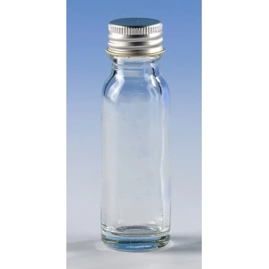 McCartney Glass Bottles* - 28 ml + Plastic Cap (W/ Mouth)