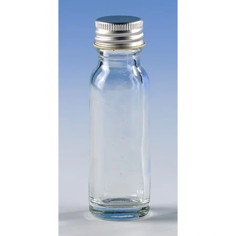 McCartney Glass Bottles* - 28 ml + Plastic Cap (W/ Mouth)