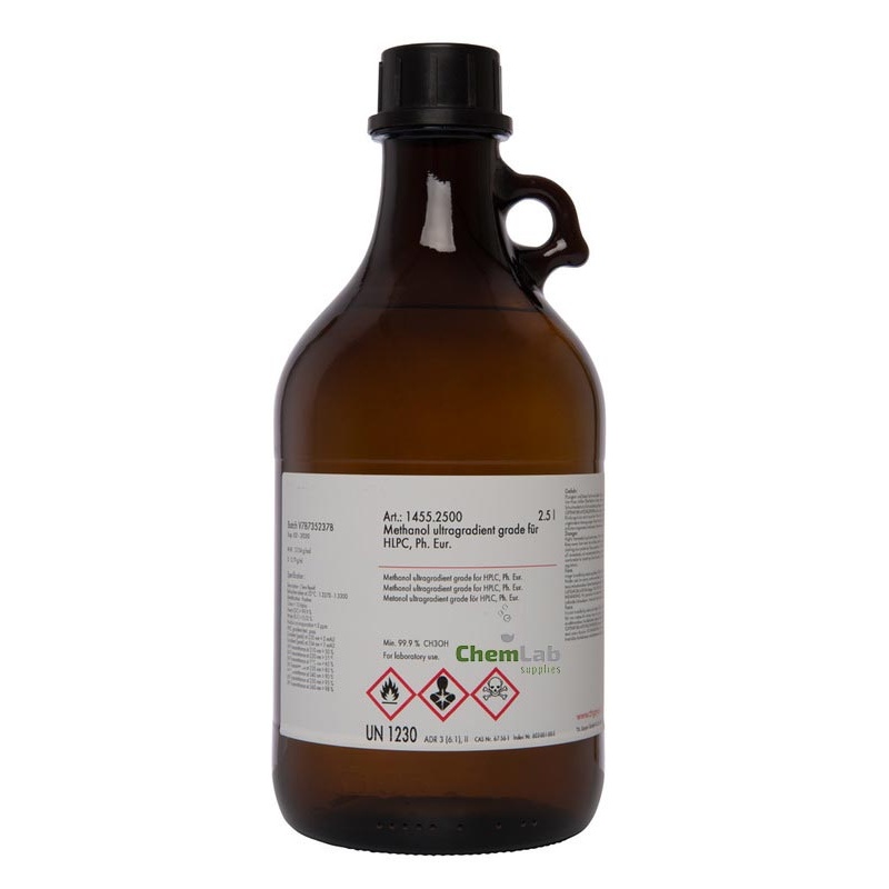 Methanol 99,9% HPLC Grade 2,5Litres*