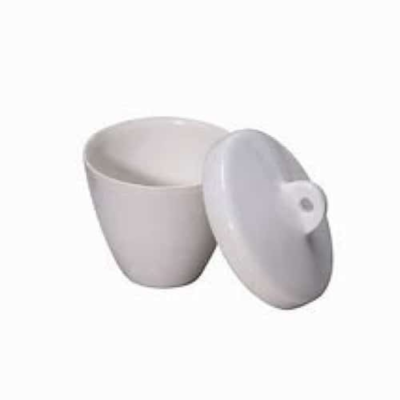 Porcelain Crucibles L/Form W/Lid 50ml, 61x37mm*