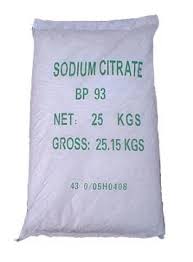 Sodium Citrate BP - 25 Kg