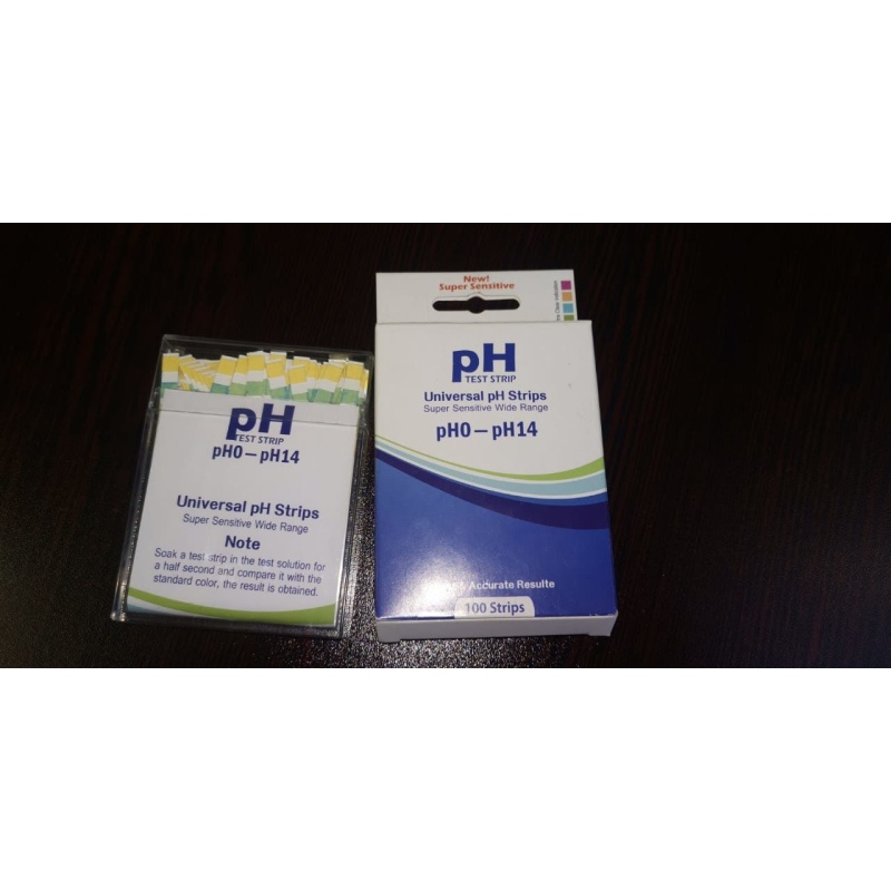 Universal pH-Fix Test Strips, 0-14. 100/Box*