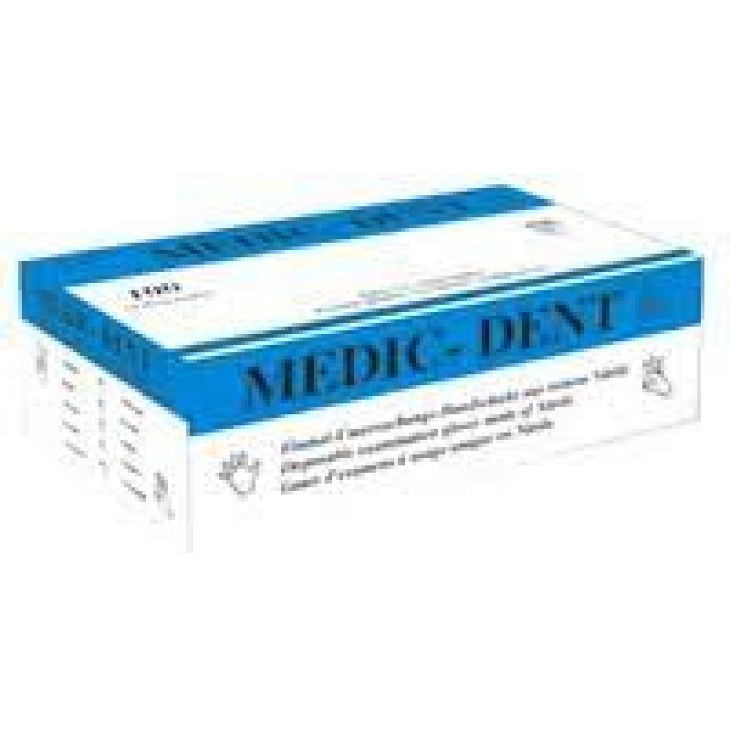 Nitrile Gloves Blue Powder Free Medic-Dent 100/Box Small