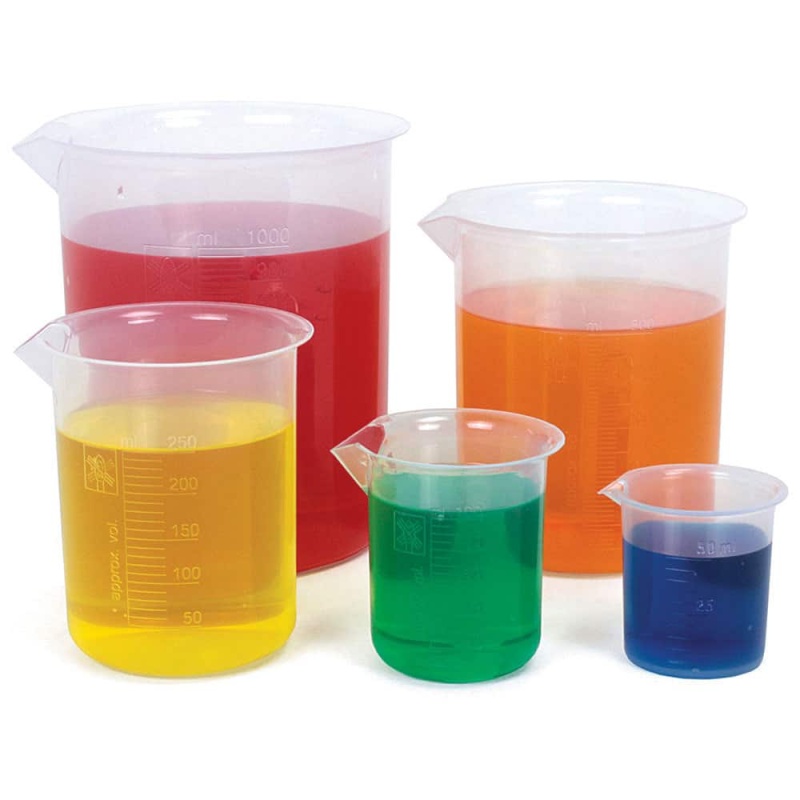 Plastic Beakers & Measuring Jugs*