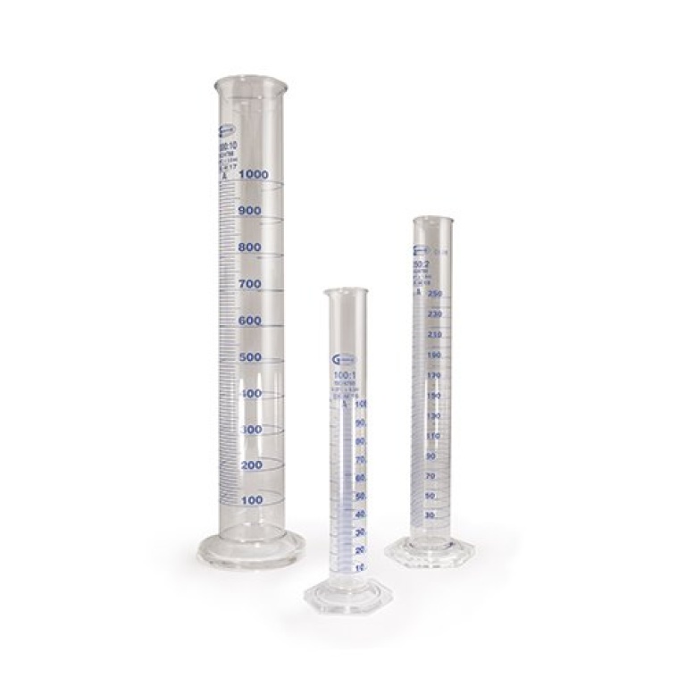 Measuring Cylinders, Glass, Spouted, 1000 ml