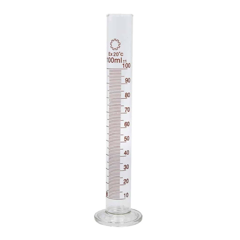 Measuring Cylinder  Test Jar Glass 100ml