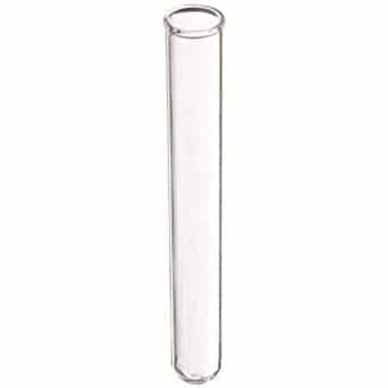 Glass Test Tube (with Rim)*